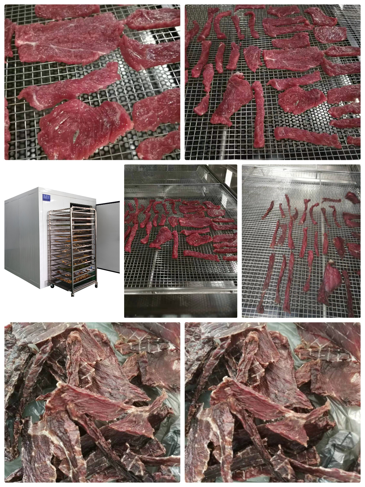 Pengering Pompa Panas Sumber Udara MeiYa: Proses Pengeringan Daging Sapi Presisi untuk Kualitas Optimal