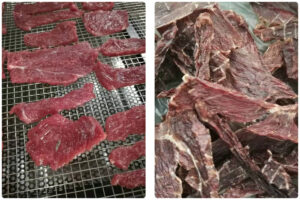 Secadora con bomba de calor aerotérmica MeiYa: Proceso de secado de carne de vacuno de precisión para una calidad óptima.
